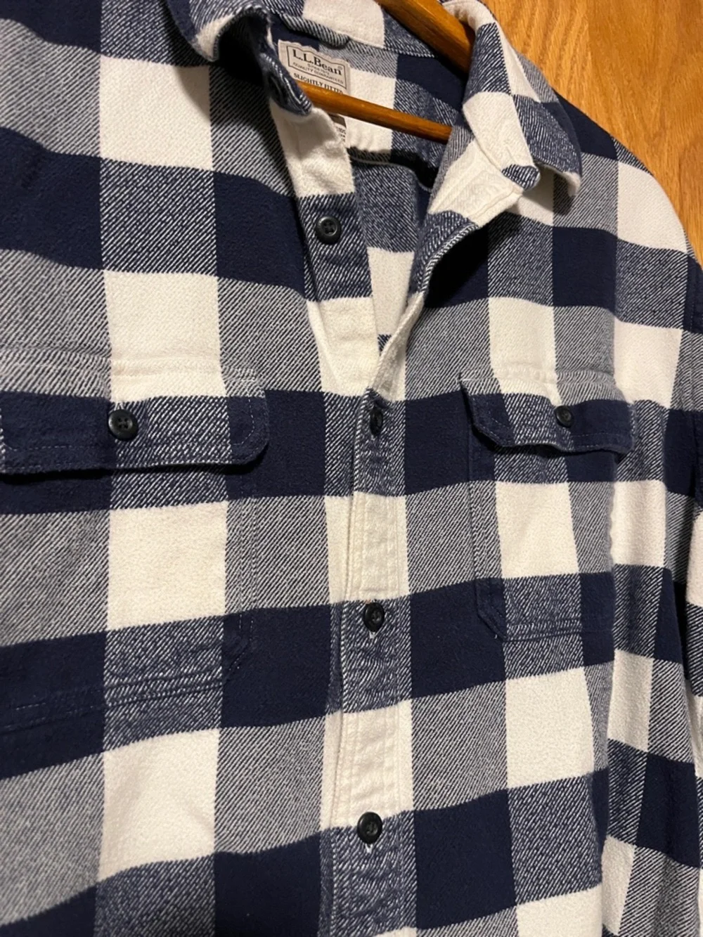 L.L. Bean classic button